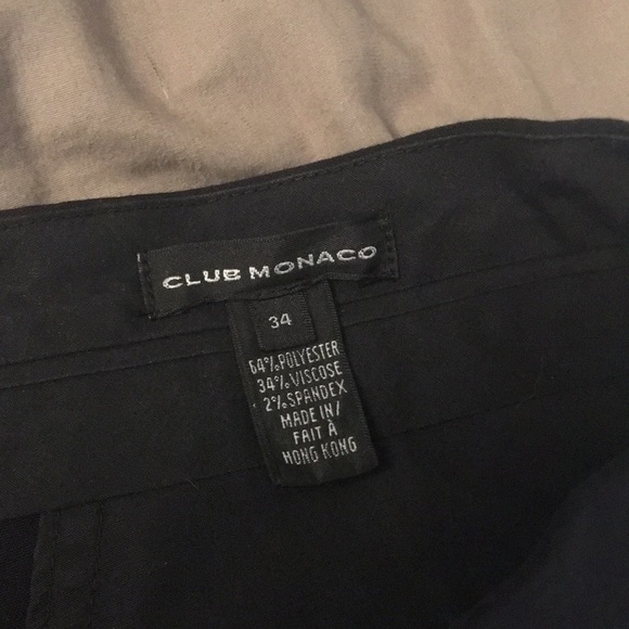 Club Monaco Black Trousers - Picture 3 of 3
